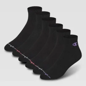 6Pk Women's Cushion High Quarter
