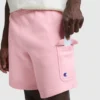 8" Fleece Cargo Short, C Logo