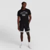 9" Gridiron Double Layer Short, C Logo