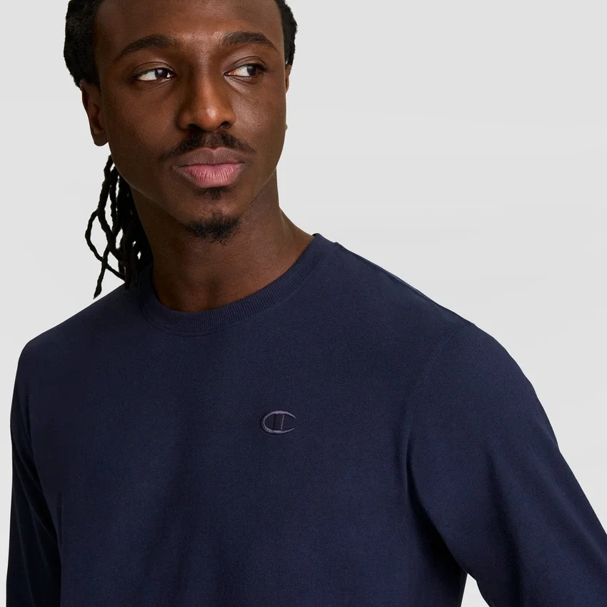 Classic Long Sleeve T-Shirt, Embroidered C Logo