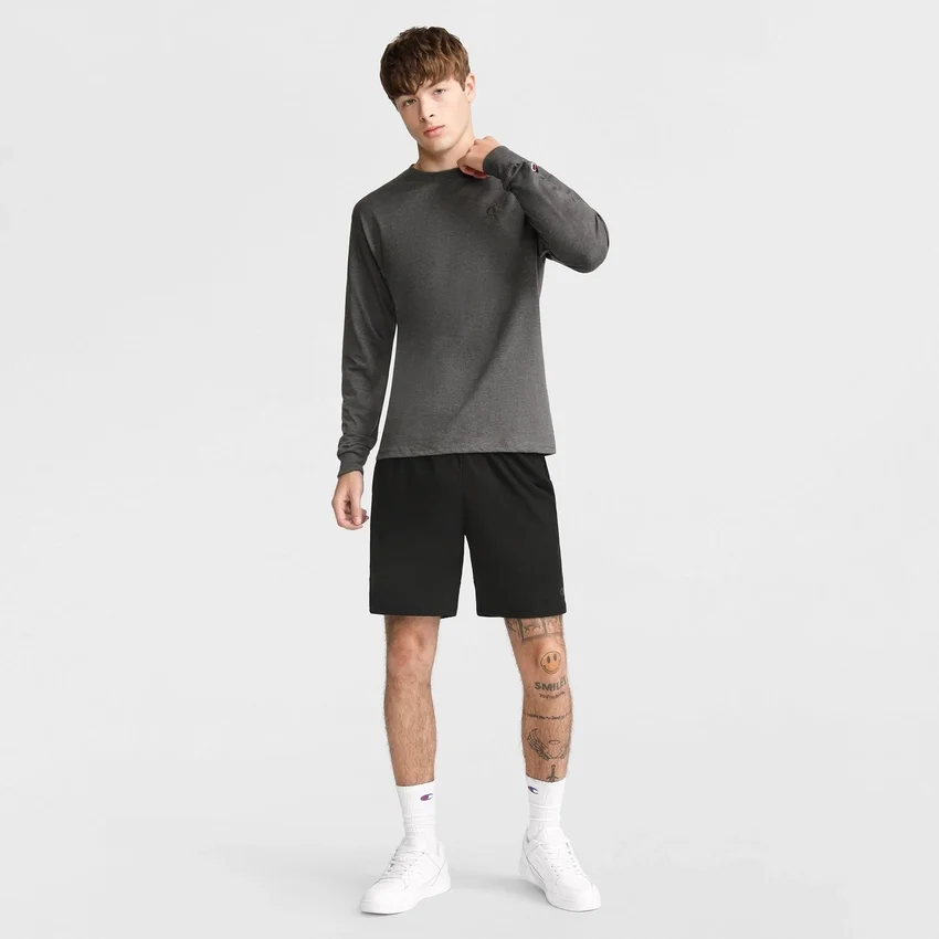 Classic Long Sleeve T-Shirt, Embroidered C Logo