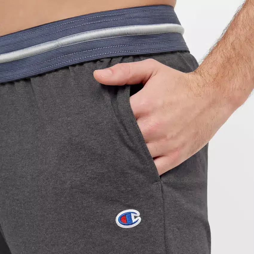 Lightweight Lounge Pants, Cinched Hem, C Logo