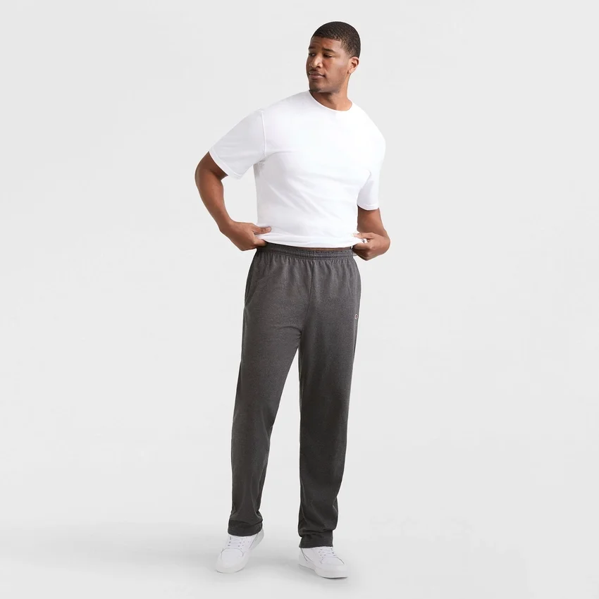 Lightweight Lounge Pants, Open Hem, C Logo - Big & Tall