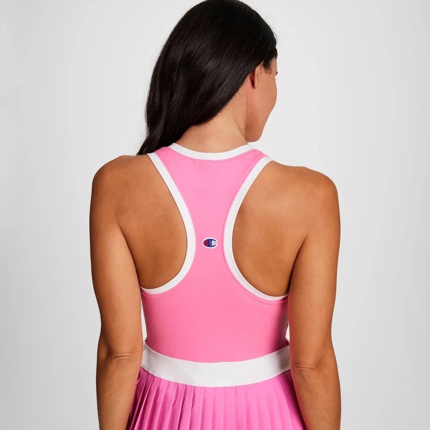 Match Point Tennis Dress, Embroidered Script Logo