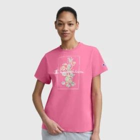 Painted Bouquet Graphic T-Shirt, C Logo