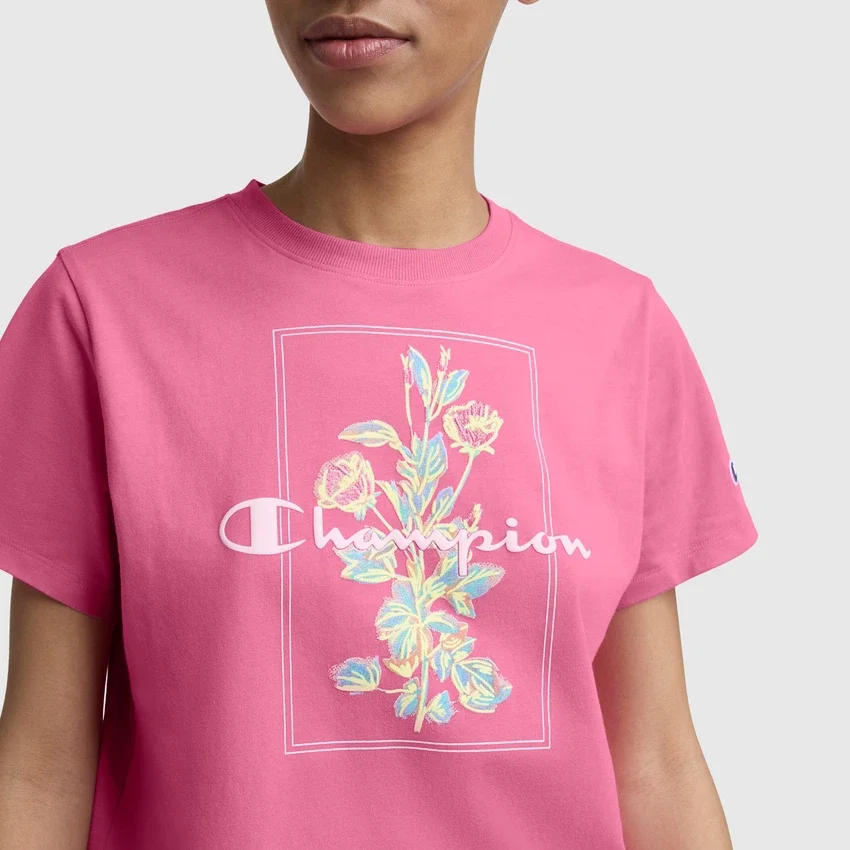 Painted Bouquet Graphic T-Shirt, C Logo