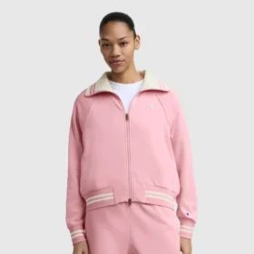 Pitcher Full-Zip Mockneck Top, C Logo