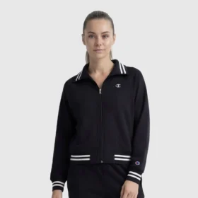 Pitcher Full-Zip Mockneck Top, C Logo