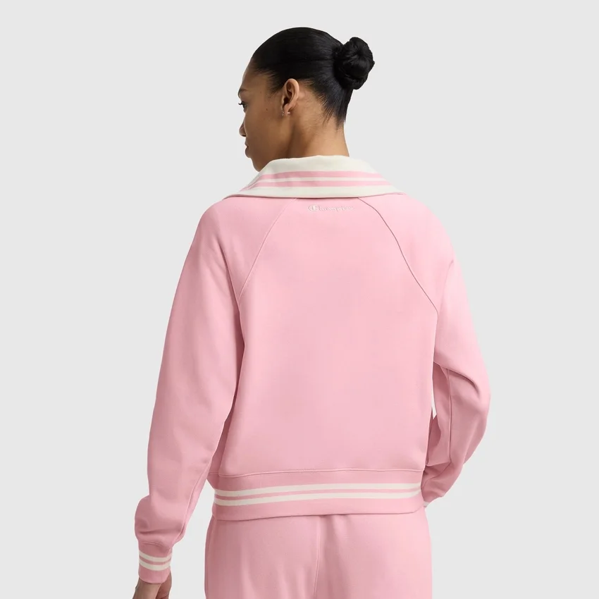 Pitcher Full-Zip Mockneck Top, C Logo