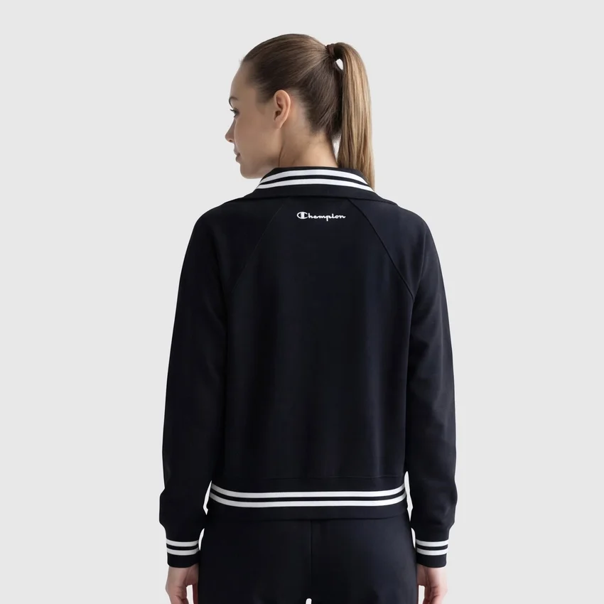 Pitcher Full-Zip Mockneck Top, C Logo