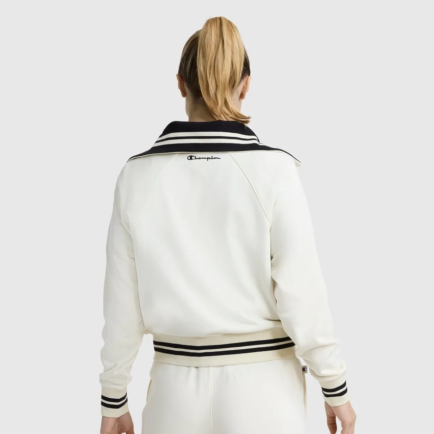 Pitcher Full-Zip Mockneck Top, C Logo