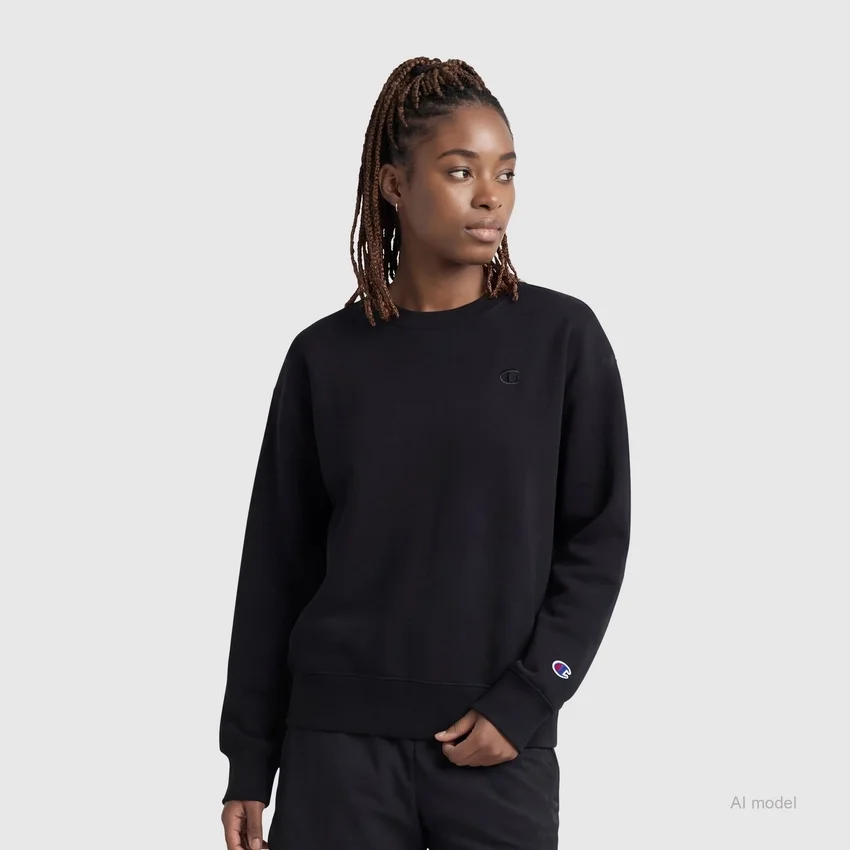 Powerblend Crewneck Sweatshirt, Small "C"
