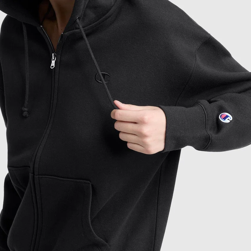 Powerblend Fleece Zip-Up Hoodie, C Logo