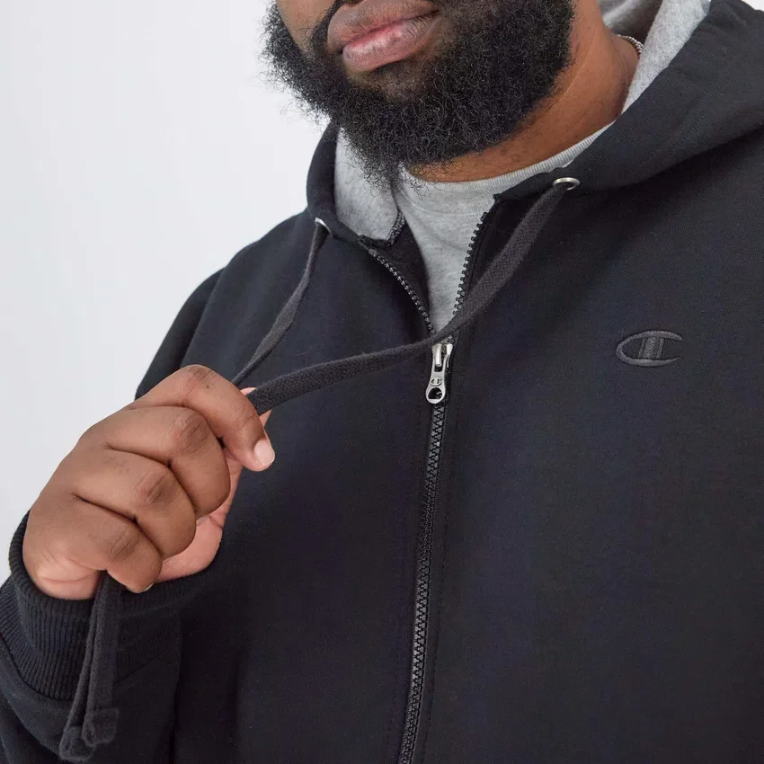 Powerblend Full-Zip Hoodie, C Logo - Big & Tall