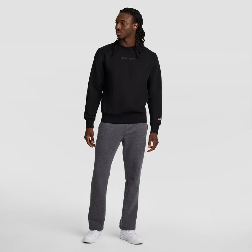 Powerblend Sweatpants, Open Hem, C Logo