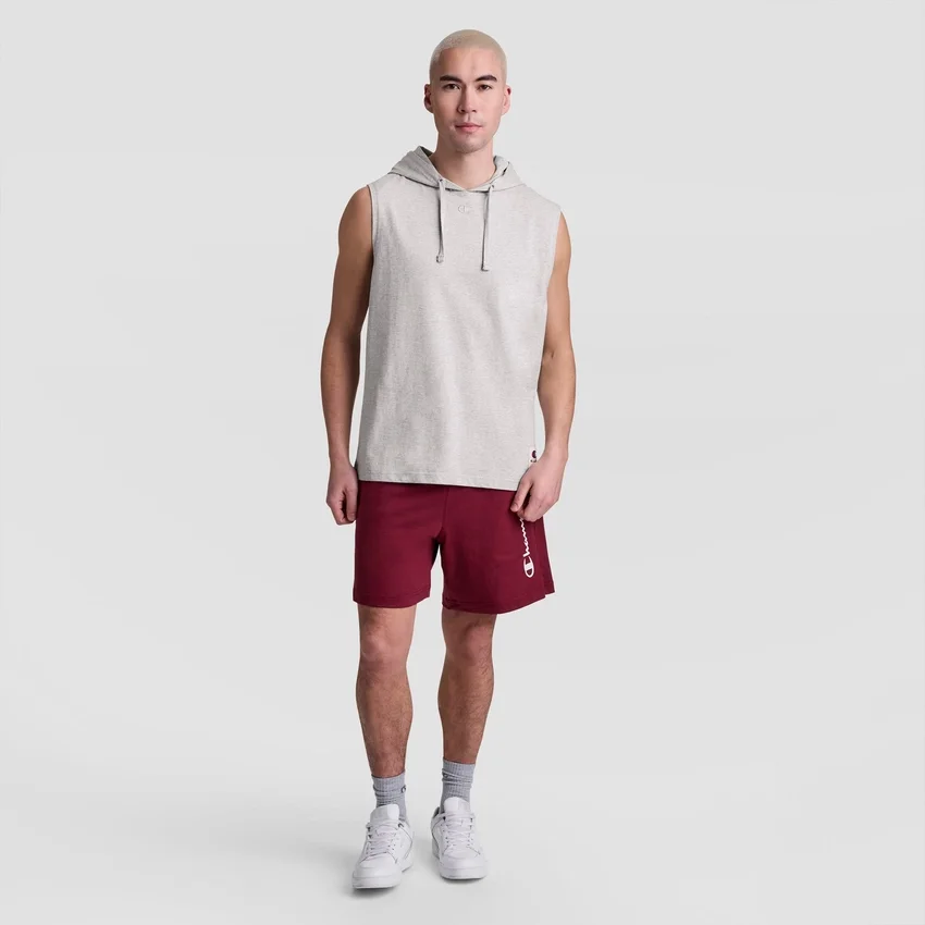 Sleeveless Hoodie, Embroidered C Logo