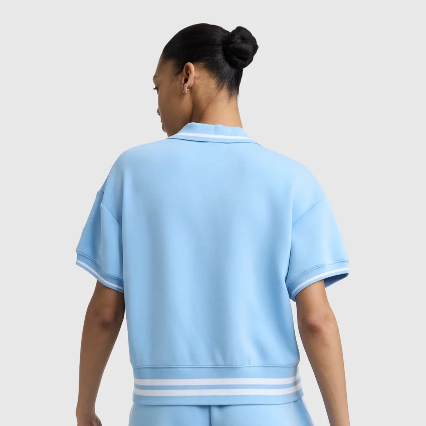 Tennis Court Polo, Embroidered Script Logo